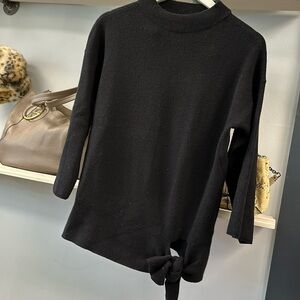 Chico’s cashmere blend sweater Black Sz 1 or Med
